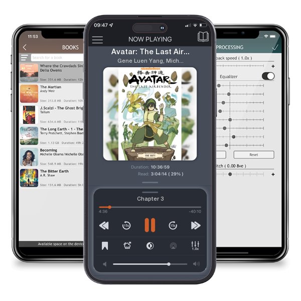 Download fo free audiobook Avatar: The Last Airbender--The Rift Omnibus by Gene Luen Yang, Michael Heisler,  et al. and listen anywhere on your iOS devices in the ListenBook app.