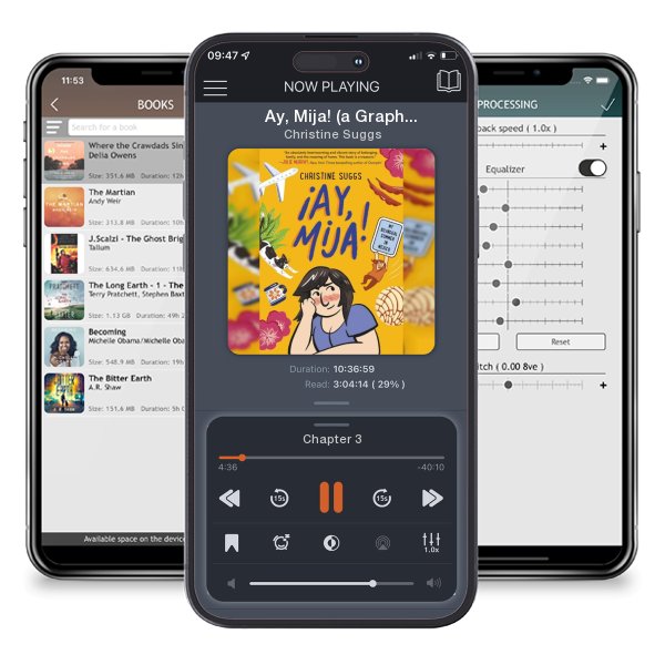 Download fo free audiobook ¡Ay, Mija! (a Graphic Novel): My Bilingual Summer in Mexico by Christine Suggs and listen anywhere on your iOS devices in the ListenBook app.