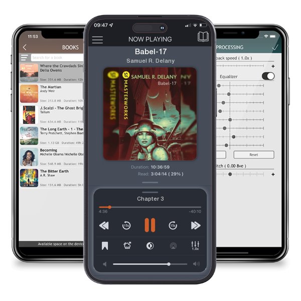 Download fo free audiobook Babel-17 by Samuel R. Delany and listen anywhere on your iOS devices in the ListenBook app.