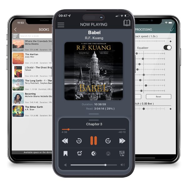 Download fo free audiobook Babel by R.F. Kuang and listen anywhere on your iOS devices in the ListenBook app.