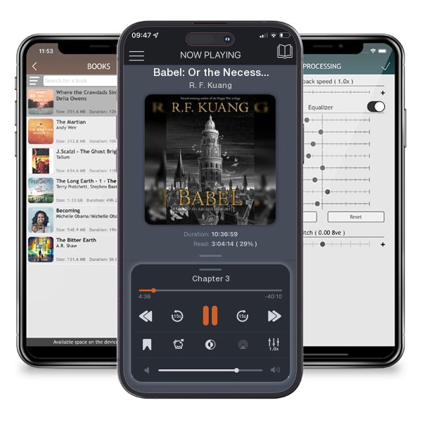 Download fo free audiobook Babel: Or the Necessity of Violence: An Arcane History of the... by R. F. Kuang and listen anywhere on your iOS devices in the ListenBook app.