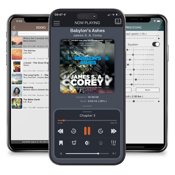 Download fo free audiobook Babylon's Ashes by James S. A. Corey and listen anywhere on your iOS devices in the ListenBook app.