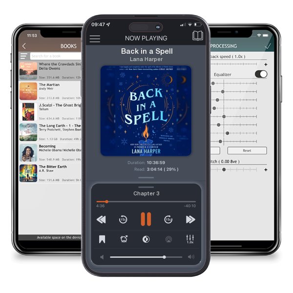 Download fo free audiobook Back in a Spell by Lana Harper and listen anywhere on your iOS devices in the ListenBook app.