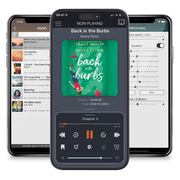 Download fo free audiobook Back in the Burbs by Avery Flynn and listen anywhere on your iOS devices in the ListenBook app.