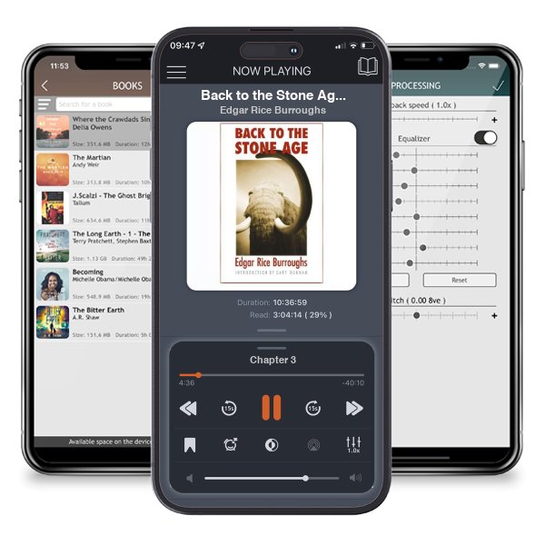 Download fo free audiobook Back to the Stone Age (Pellucidar, #5) by Edgar Rice Burroughs and listen anywhere on your iOS devices in the ListenBook app.