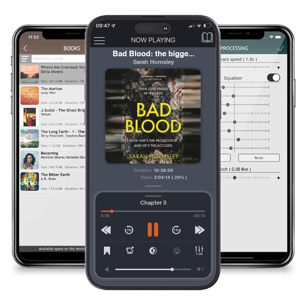 Download fo free audiobook Bad Blood: the biggest debut of 2025 - an explosive psychological crime thriller with a triple twist by Sarah Hornsley and listen anywhere on your iOS devices in the ListenBook app.