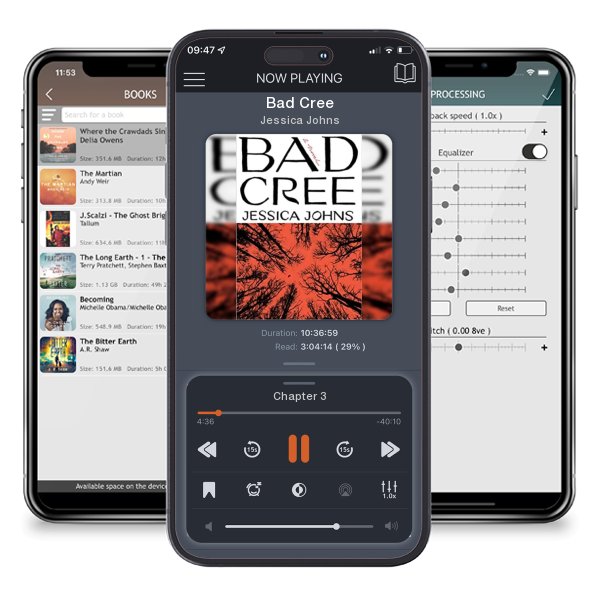 Download fo free audiobook Bad Cree by Jessica Johns and listen anywhere on your iOS devices in the ListenBook app.