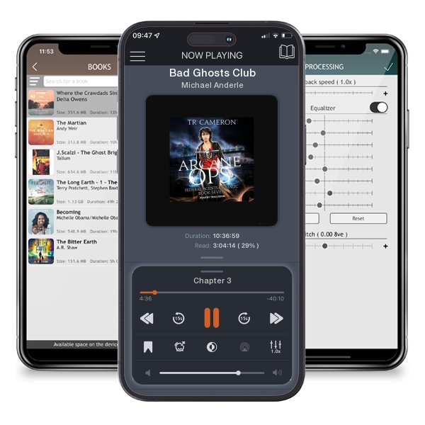 Download fo free audiobook Bad Ghosts Club by Michael Anderle and listen anywhere on your iOS devices in the ListenBook app.