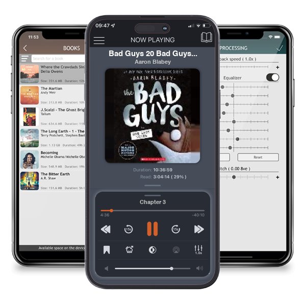 Download fo free audiobook Bad Guys 20 Bad Guys in One Last Thing by Aaron Blabey and listen anywhere on your iOS devices in the ListenBook app.