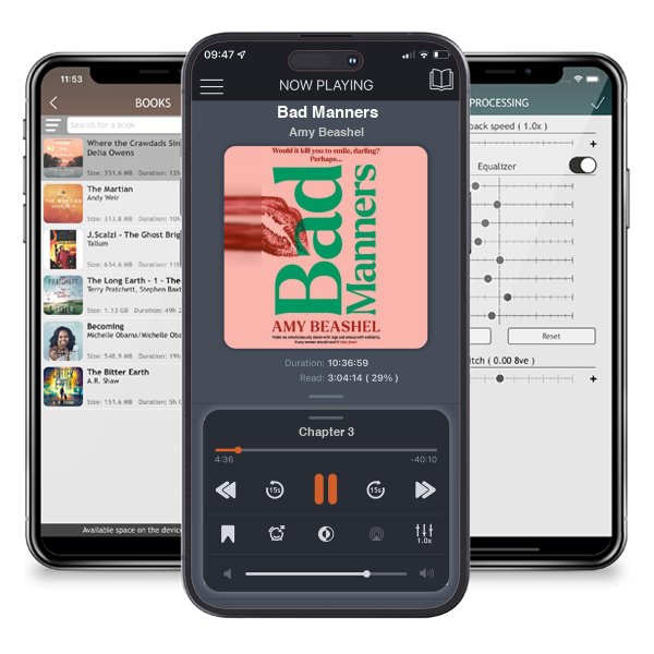 Download fo free audiobook Bad Manners by Amy Beashel and listen anywhere on your iOS devices in the ListenBook app.