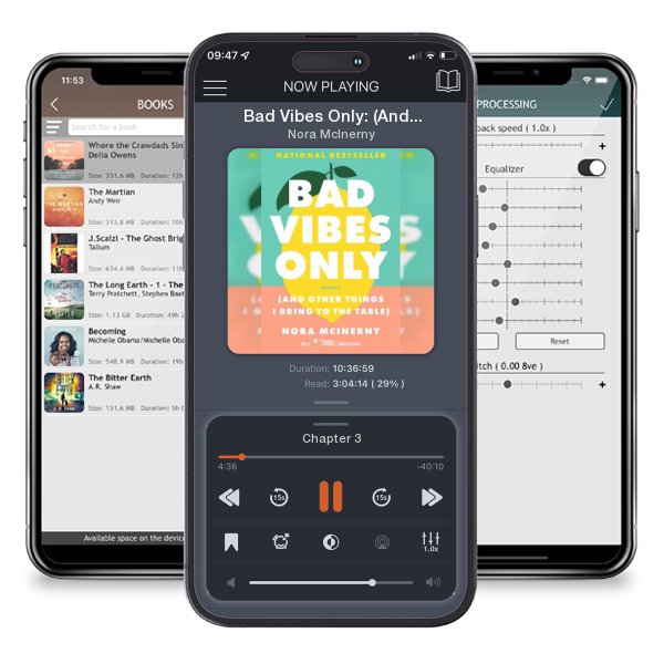 Download fo free audiobook Bad Vibes Only: (And Other Things I Bring to the Table) by Nora McInerny and listen anywhere on your iOS devices in the ListenBook app.