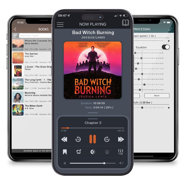 Download fo free audiobook Bad Witch Burning by Jessica Lewis and listen anywhere on your iOS devices in the ListenBook app.