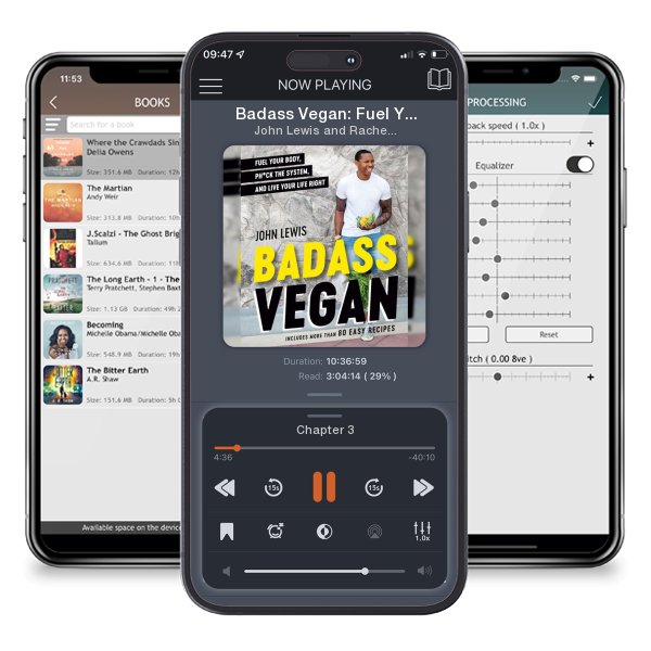 Download fo free audiobook Badass Vegan: Fuel Your Body, Ph*ck the System, and Live Your... by John Lewis and Rachel Holtzman and listen anywhere on your iOS devices in the ListenBook app.