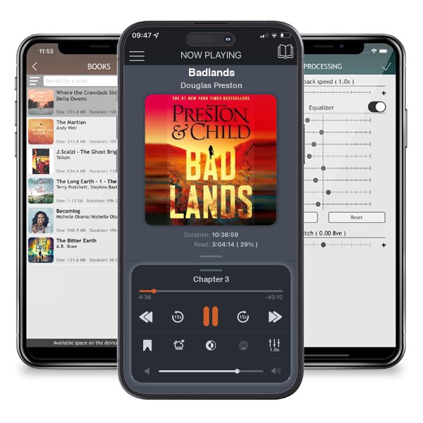 Download fo free audiobook Badlands by Douglas Preston and listen anywhere on your iOS devices in the ListenBook app.