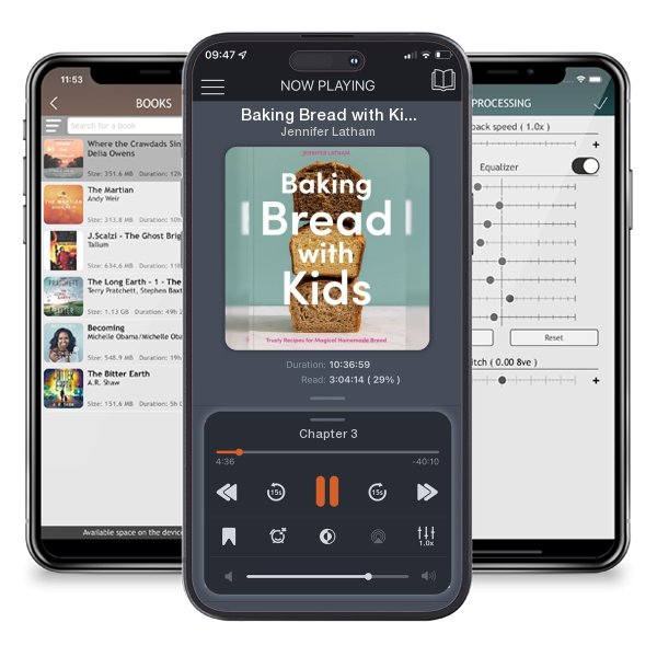 Download fo free audiobook Baking Bread with Kids: Trusty Recipes for Magical Homemade... by Jennifer Latham and listen anywhere on your iOS devices in the ListenBook app.