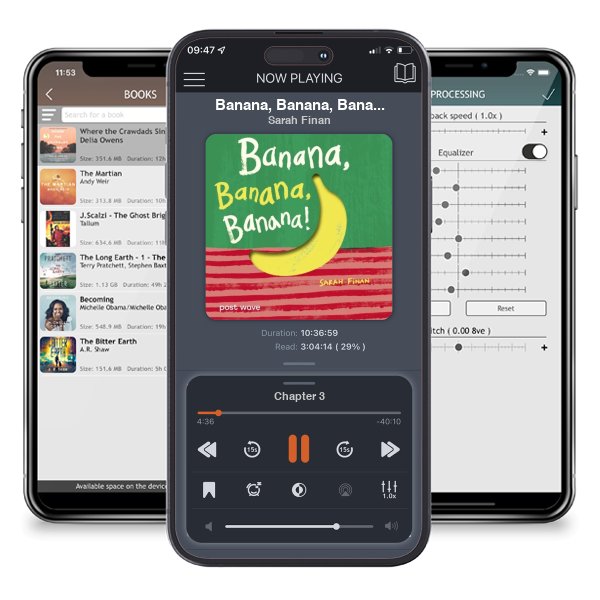 Download fo free audiobook Banana, Banana, Banana! - Yum, Yum, Yum! by Sarah Finan and listen anywhere on your iOS devices in the ListenBook app.