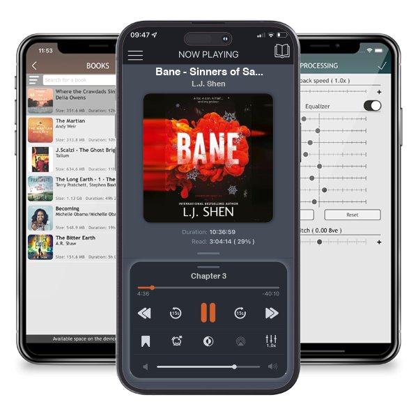 Download fo free audiobook Bane - Sinners of Saint by L.J. Shen and listen anywhere on your iOS devices in the ListenBook app.