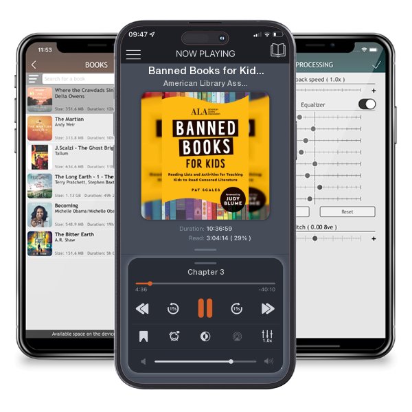 Download fo free audiobook Banned Books for Kids: Reading Lists and Activities for Teaching Kids to Read Censored Literature by American Library Association (ALA) and listen anywhere on your iOS devices in the ListenBook app.