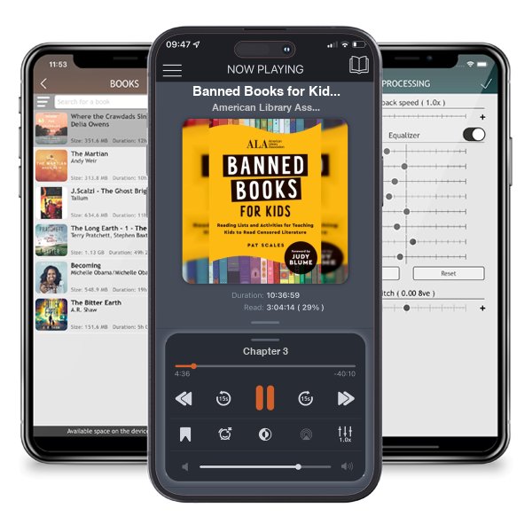 Download fo free audiobook Banned Books for Kids: Reading Lists and Activities for Teaching Kids to Read Censored Literature by American Library Association (ALA) and listen anywhere on your iOS devices in the ListenBook app.