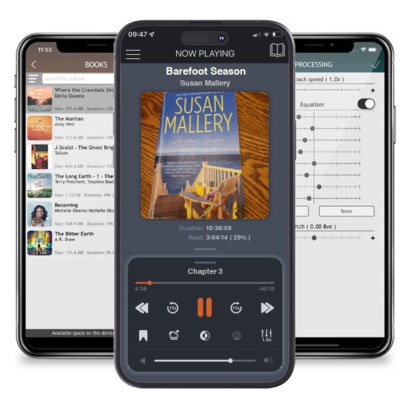 Download fo free audiobook Barefoot Season by Susan Mallery and listen anywhere on your iOS devices in the ListenBook app.