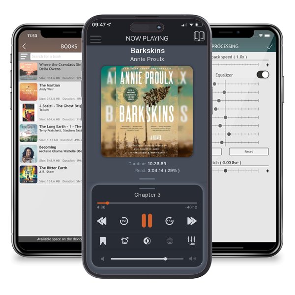 Download fo free audiobook Barkskins by Annie Proulx and listen anywhere on your iOS devices in the ListenBook app.