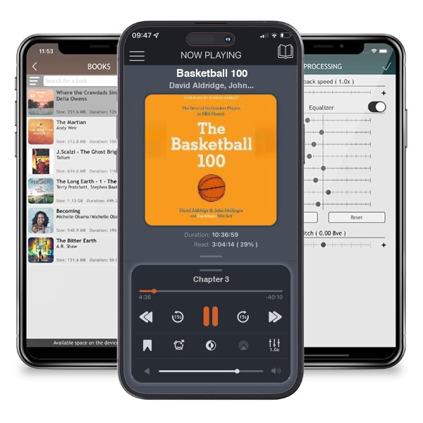 Download fo free audiobook Basketball 100 by David Aldridge, John Hollinger and listen anywhere on your iOS devices in the ListenBook app.