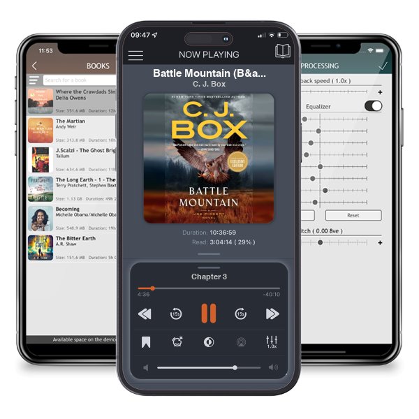Download fo free audiobook Battle Mountain (B&N Exclusive Edition) by C. J. Box and listen anywhere on your iOS devices in the ListenBook app.