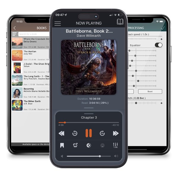 Download fo free audiobook Battleborne, Book 2: Wrack and Ruin by Dave Willmarth and listen anywhere on your iOS devices in the ListenBook app.