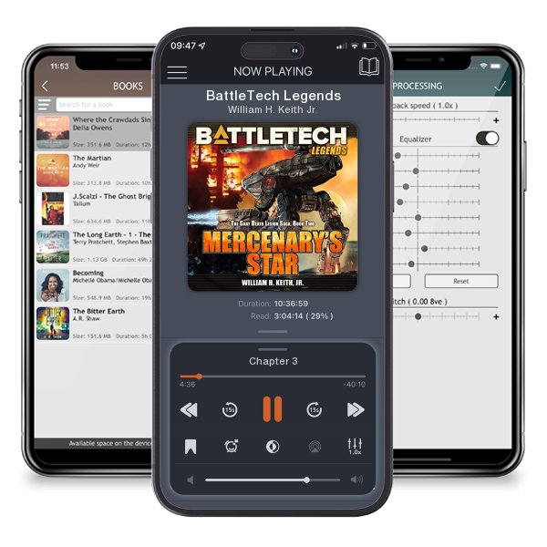 Download fo free audiobook BattleTech Legends by William H. Keith Jr. and listen anywhere on your iOS devices in the ListenBook app.