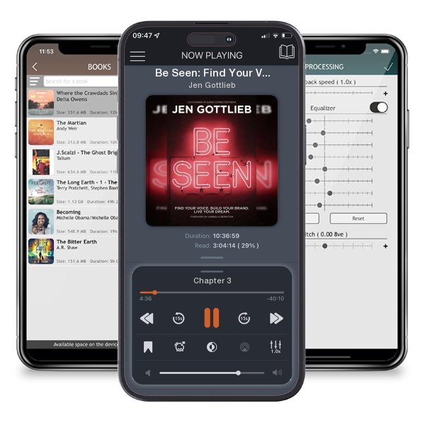 Download fo free audiobook Be Seen: Find Your Voice. Build Your Brand. Live Your Dream. by Jen Gottlieb and listen anywhere on your iOS devices in the ListenBook app.