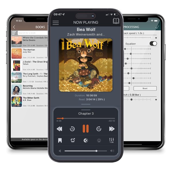 Download fo free audiobook Bea Wolf by Zach Weinersmith and Boulet and listen anywhere on your iOS devices in the ListenBook app.