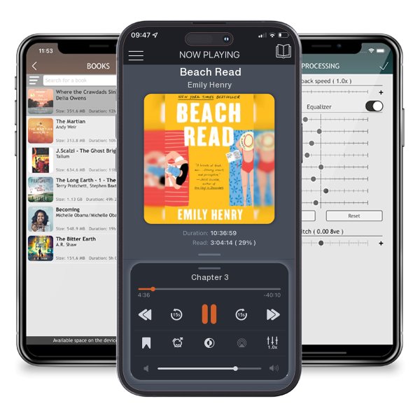 Download fo free audiobook Beach Read by Emily Henry and listen anywhere on your iOS devices in the ListenBook app.