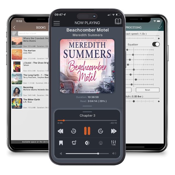 Download fo free audiobook Beachcomber Motel by Meredith Summers and listen anywhere on your iOS devices in the ListenBook app.
