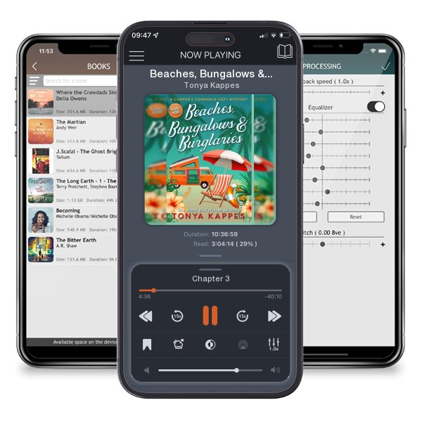Download fo free audiobook Beaches, Bungalows & Burglaries by Tonya Kappes and listen anywhere on your iOS devices in the ListenBook app.