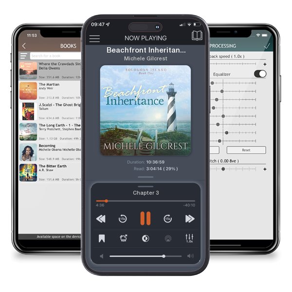 Download fo free audiobook Beachfront Inheritance by Michele Gilcrest and listen anywhere on your iOS devices in the ListenBook app.