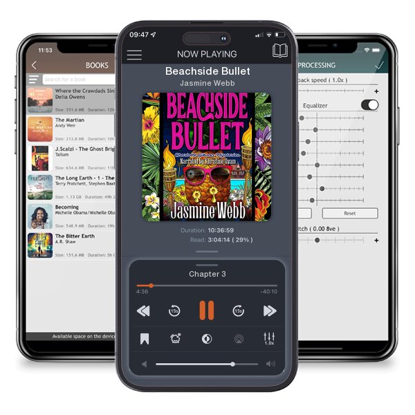 Download fo free audiobook Beachside Bullet by Jasmine Webb and listen anywhere on your iOS devices in the ListenBook app.