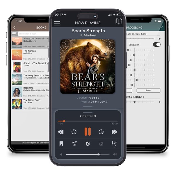 Download fo free audiobook Bear's Strength by JL Madore and listen anywhere on your iOS devices in the ListenBook app.