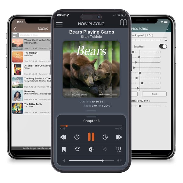 Download fo free audiobook Bears Playing Cards by Stan Tekiela and listen anywhere on your iOS devices in the ListenBook app.
