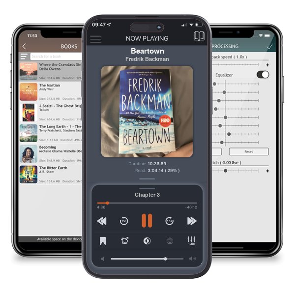 Download fo free audiobook Beartown by Fredrik Backman and listen anywhere on your iOS devices in the ListenBook app.