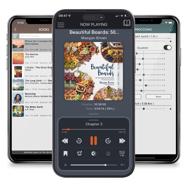 Download fo free audiobook Beautiful Boards: 50 Amazing Snack Boards for Any Occasion by Maegan Brown and listen anywhere on your iOS devices in the ListenBook app.