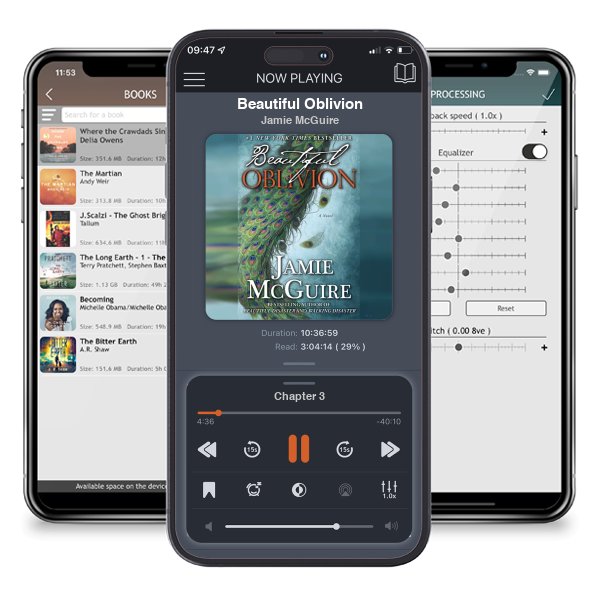 Download fo free audiobook Beautiful Oblivion by Jamie McGuire and listen anywhere on your iOS devices in the ListenBook app.