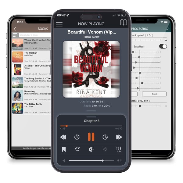 Download fo free audiobook Beautiful Venom (Vipers #1) by Rina Kent and listen anywhere on your iOS devices in the ListenBook app.
