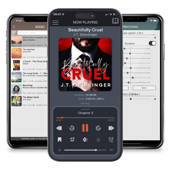 Download fo free audiobook Beautifully Cruel by J.T. Geissinger and listen anywhere on your iOS devices in the ListenBook app.