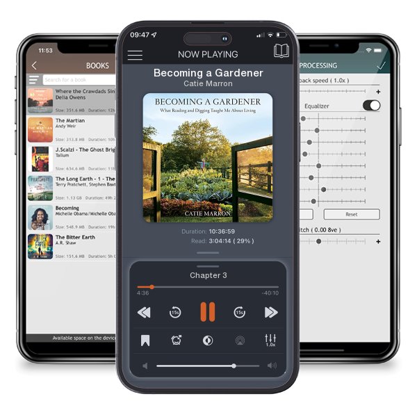Download fo free audiobook Becoming a Gardener by Catie Marron and listen anywhere on your iOS devices in the ListenBook app.