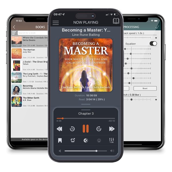 Download fo free audiobook Becoming a Master: Your Soul's Potential and Galactic Consciousness by Line Rune Balling and listen anywhere on your iOS devices in the ListenBook app.