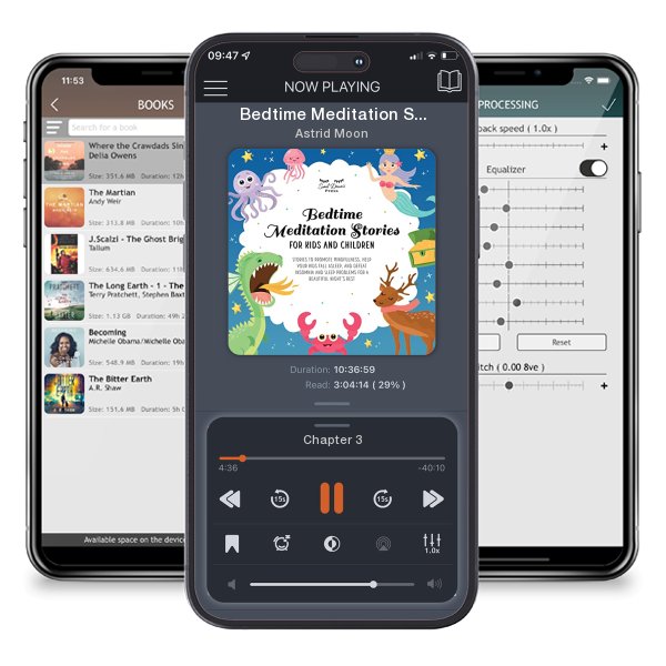 Download fo free audiobook Bedtime Meditation Stories for Kids and Children by Astrid Moon and listen anywhere on your iOS devices in the ListenBook app.