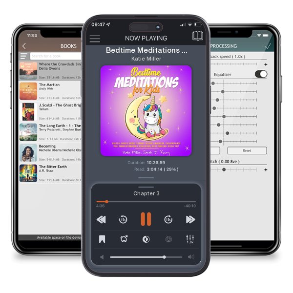 Download fo free audiobook Bedtime Meditations for Kids by Katie Miller and listen anywhere on your iOS devices in the ListenBook app.