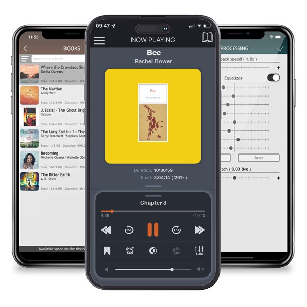 Download fo free audiobook Bee by Rachel Bower and listen anywhere on your iOS devices in the ListenBook app.