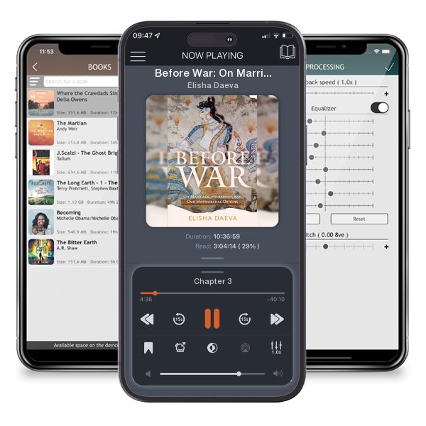Download fo free audiobook Before War: On Marriage, Hierarchy, and Our Matriarchal Origins by Elisha Daeva and listen anywhere on your iOS devices in the ListenBook app.