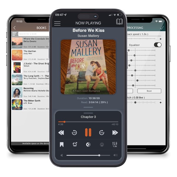 Download fo free audiobook Before We Kiss by Susan Mallery and listen anywhere on your iOS devices in the ListenBook app.